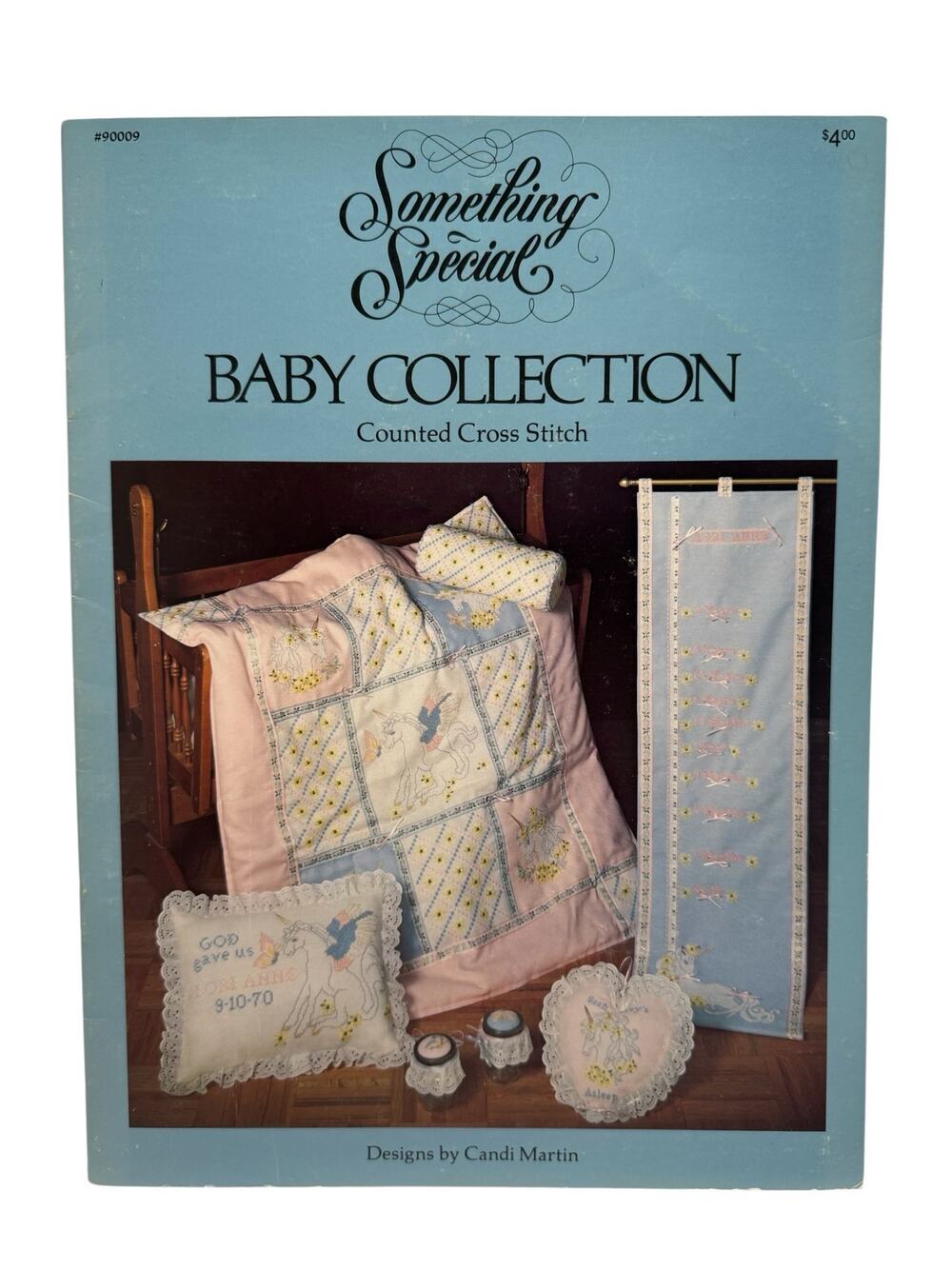 Vintage Baby Collection Cross Stitch Pattern Book Something Special 1983 Newborn